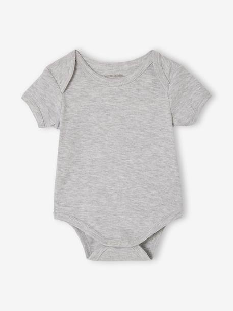 Lot 5 bodies bébé manches courtes lot blanc - vertbaudet enfant 
