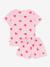 Pyjama short fille imprimé coeurs rose - vertbaudet enfant 