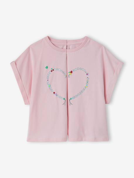 Set T-shirt en armbanden beste vrienden lila - vertbaudet enfant 