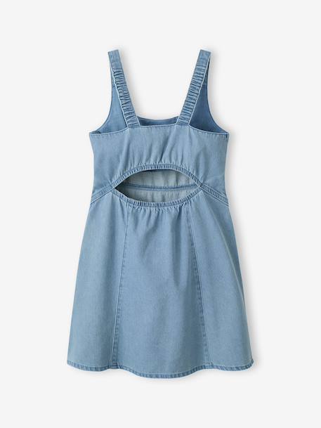 Robe ouverture dos bleu clair - vertbaudet enfant 