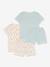Lot 2 pyjama coton imprimé Petit Bateau blanc - vertbaudet enfant 