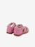 Sandalen meisjes BERLINGOT jeansblauw+rozen - vertbaudet enfant 