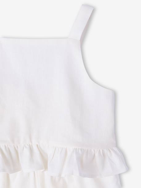 Set broek hemdje bretels wit - vertbaudet enfant 