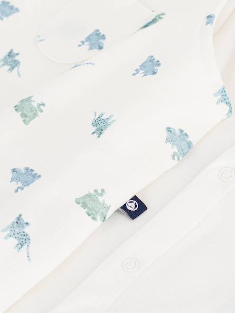 Ensemble salopette + body bébé blanc - vertbaudet enfant 