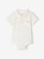 Lot de 2 bodies bébé naissance ouverture polo bleu ciel+écru - vertbaudet enfant 
