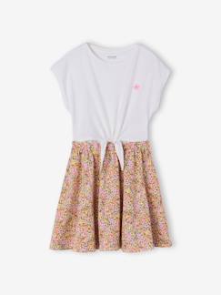 Meisje-Jurk-Meisjesjurk met 2-in-1 effect 