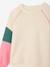 Sweat sport fille écru - vertbaudet enfant 