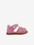 Sandalen meisjes BERLINGOT jeansblauw+rozen - vertbaudet enfant 