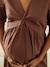 Robe longue mi mollet grossesse chocolat - vertbaudet enfant 