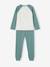 Set van 2 pyjama's voor jongens van katoen smaragdgroen - vertbaudet enfant 