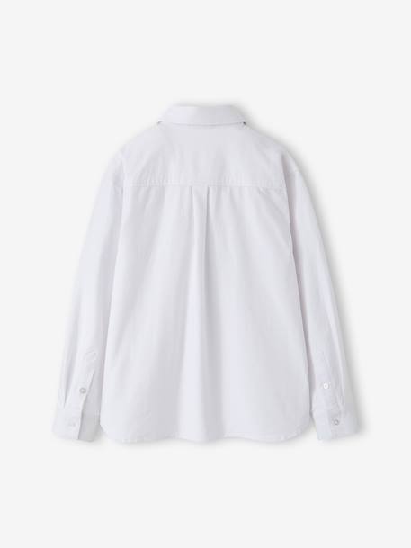 Chemise garçon manches longues blanc - vertbaudet enfant 