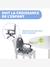 Rehausseur de chaise Pocket Snack anthracite - vertbaudet enfant 