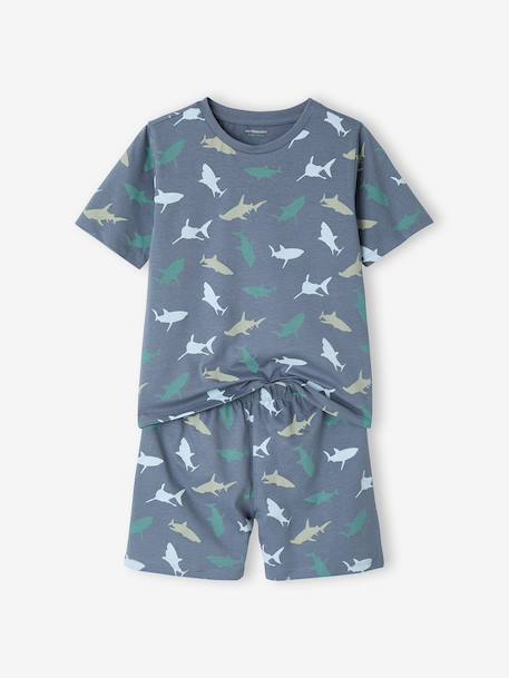 Lot de 2 pyjamas garçon en coton vert émeraude - vertbaudet enfant 