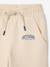 Joggingbroek van molton met verstelbare taille ecru+marineblauw - vertbaudet enfant 