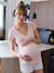 Ensemble 2 pièces pyjama short grossesse et allaitement rose - vertbaudet enfant 