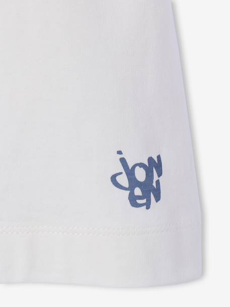 Lot 2 T-shirt manches courtes bleu grisé - vertbaudet enfant 