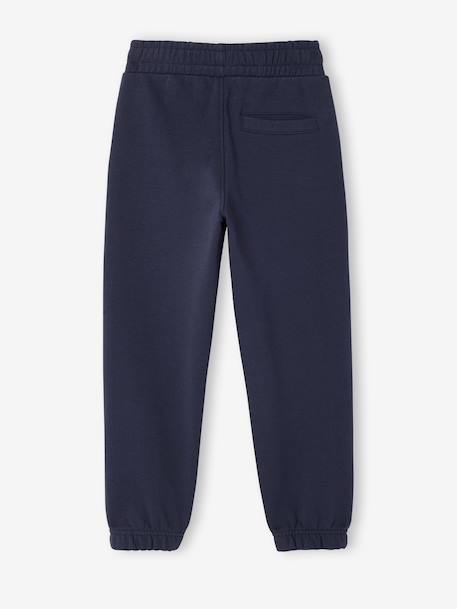 Jogging molleton taille ajustable écru+marine - vertbaudet enfant 