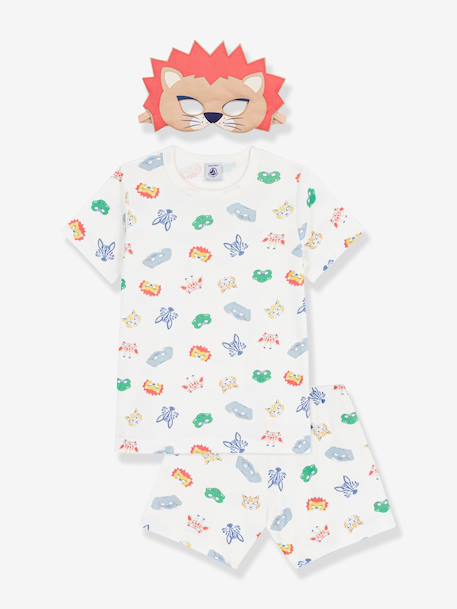 Garçon-Ensemble Pyjacourt enfant avec masque Petit Bateau