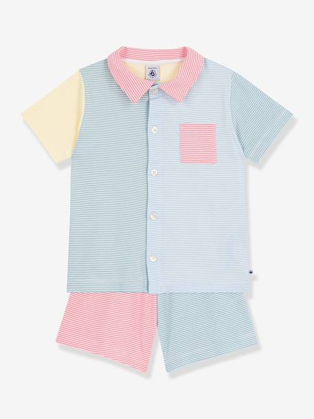 Ensemble Pyjama short Petit Bateau blanc - vertbaudet enfant 