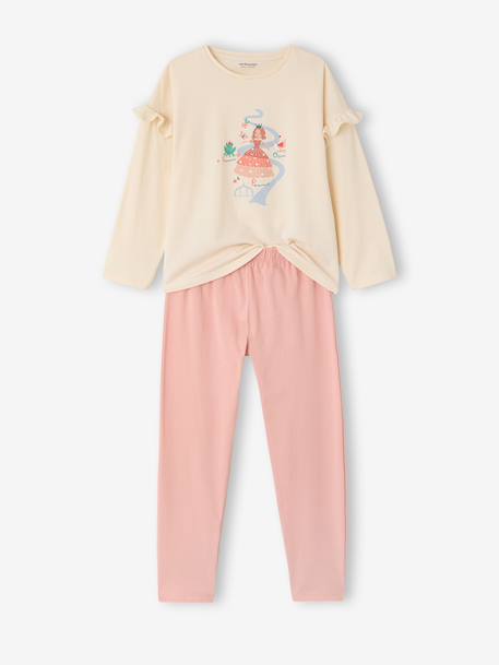 Lot de 2 pyjamas manches longues fille rose - vertbaudet enfant 