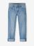 Jean garçon droit à revers denim brut+stone - vertbaudet enfant 