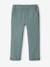 Pantalon gaze de coton garçon taille ajustable vert émeraude - vertbaudet enfant 