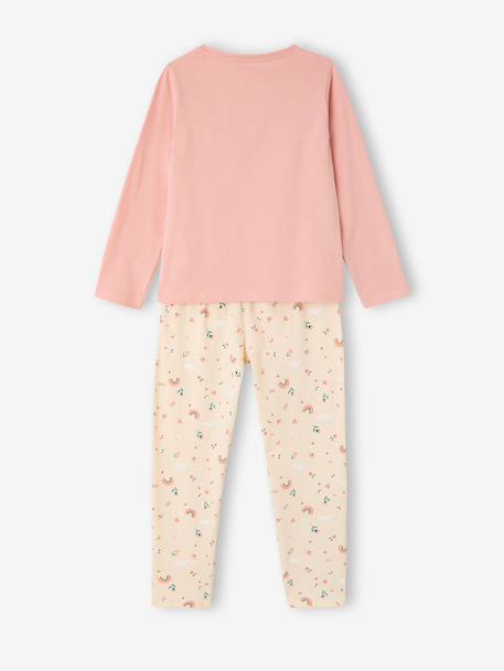Lot de 2 pyjamas manches longues fille rose - vertbaudet enfant 