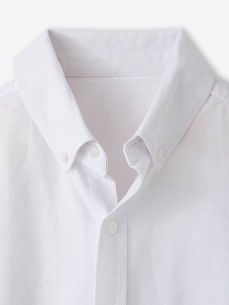 Chemise garçon manches longues blanc - vertbaudet enfant 