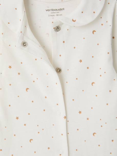 Lot 2 pyjamas bébé coton bio rose - vertbaudet enfant 