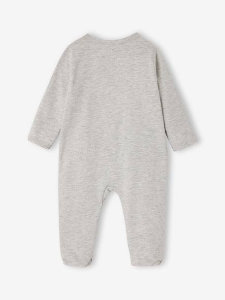 Set van 2 babyslaappakjes voor pasgeborenen gemêleerd grijs - vertbaudet enfant 