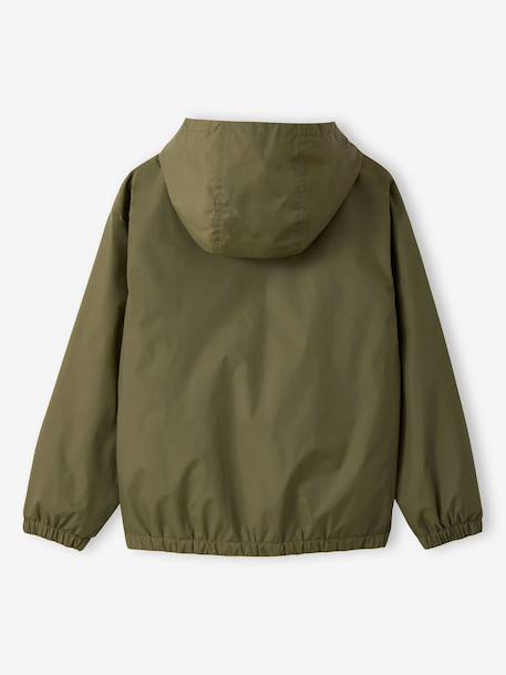 Coupe-vent garçon léger zippé kaki - vertbaudet enfant 