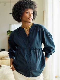 -Ruime blouse voor zwangerschap en borstvoeding