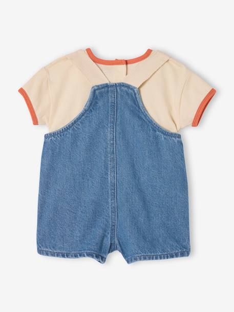 Babyset T-shirt salopet stone - vertbaudet enfant 