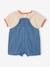Ensemble T-shirt salopette bébé stone - vertbaudet enfant 