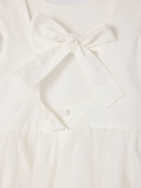Robe de cérémonie fille blanc - vertbaudet enfant 