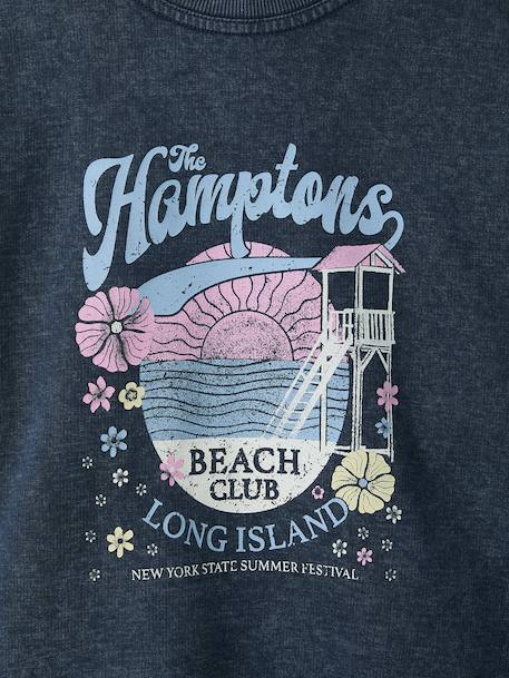 Sweat fille Hamptons marine - vertbaudet enfant 