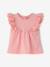 T-shirt broderie anglaise bébé fille écru+rose - vertbaudet enfant 