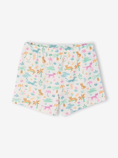 Lot de 2 pyjamas jungle fille écru - vertbaudet enfant 