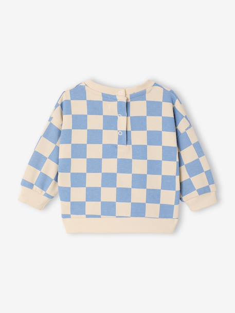 Sweat bébé garçon 'Team Soleil' bleu grisé - vertbaudet enfant 
