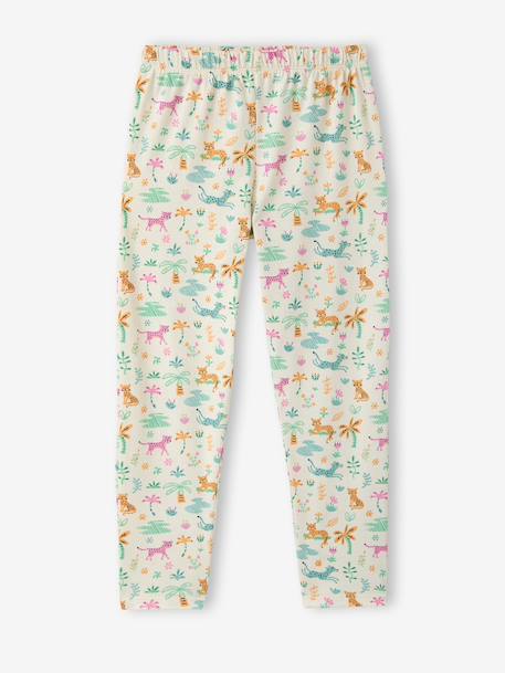 Set van 2 korte pyjama's met korte mouwen voor meisjes ecru - vertbaudet enfant 