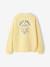 Sweat 'Just Chill' jaune pâle - vertbaudet enfant 