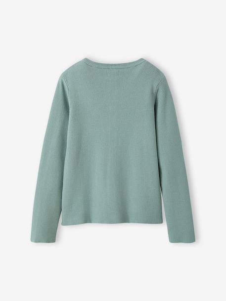 Gilet fille marine+vert sauge - vertbaudet enfant 