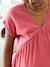 Robe longue grossesse et allaitement bleu grisé+rose - vertbaudet enfant 