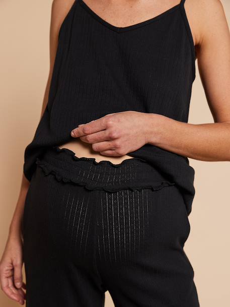 Ensemble 3 pièces femme grossesse allaitement noir - vertbaudet enfant 