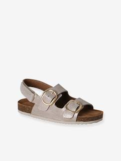 -Sandales cuir à boucles