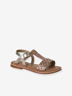 -Leren sandalen voor meisjes, collectie kleuterschool