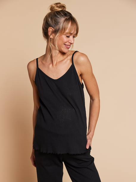 Ensemble 3 pièces femme grossesse allaitement noir - vertbaudet enfant 