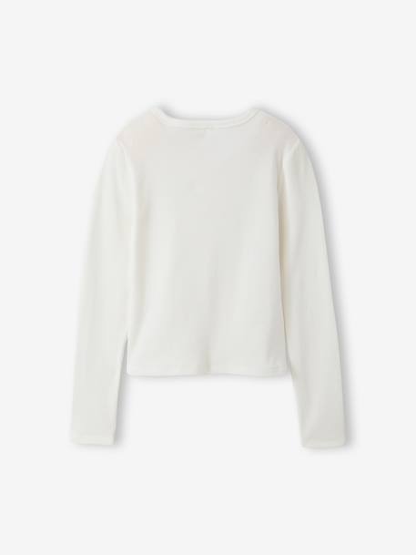 T-shirt manches longues écru - vertbaudet enfant 