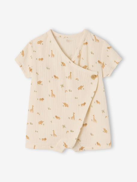 Bébé-Combishort coton bio personnalisable