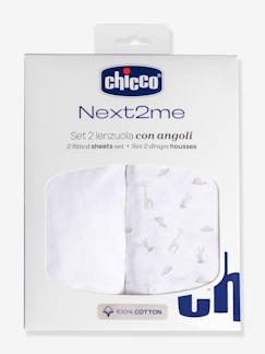 -Set 2 hoeslakens Next2Me CHICCO